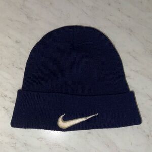 Vintage Dark Blue Nike Knit Hat